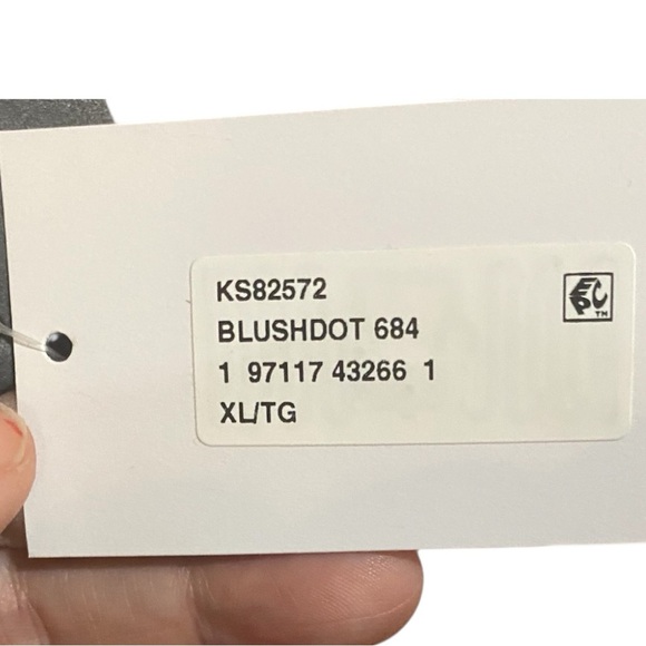 Kate Spade New York Stretch Velour Long Sleeve Joggers Set Pastry Pink Dot Sz XL - Picture 7 of 13